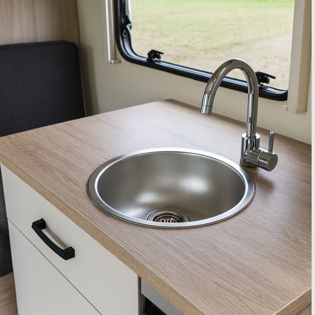 Spoelbak keuken Ronde 34cm – RVS | SOYSALS®
