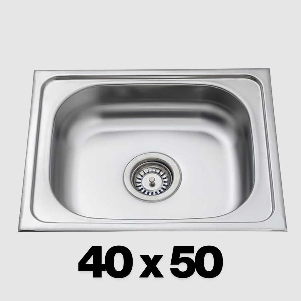 spoelbak keuken 40 x 50 cm RVS – Inclusief Montagepakket