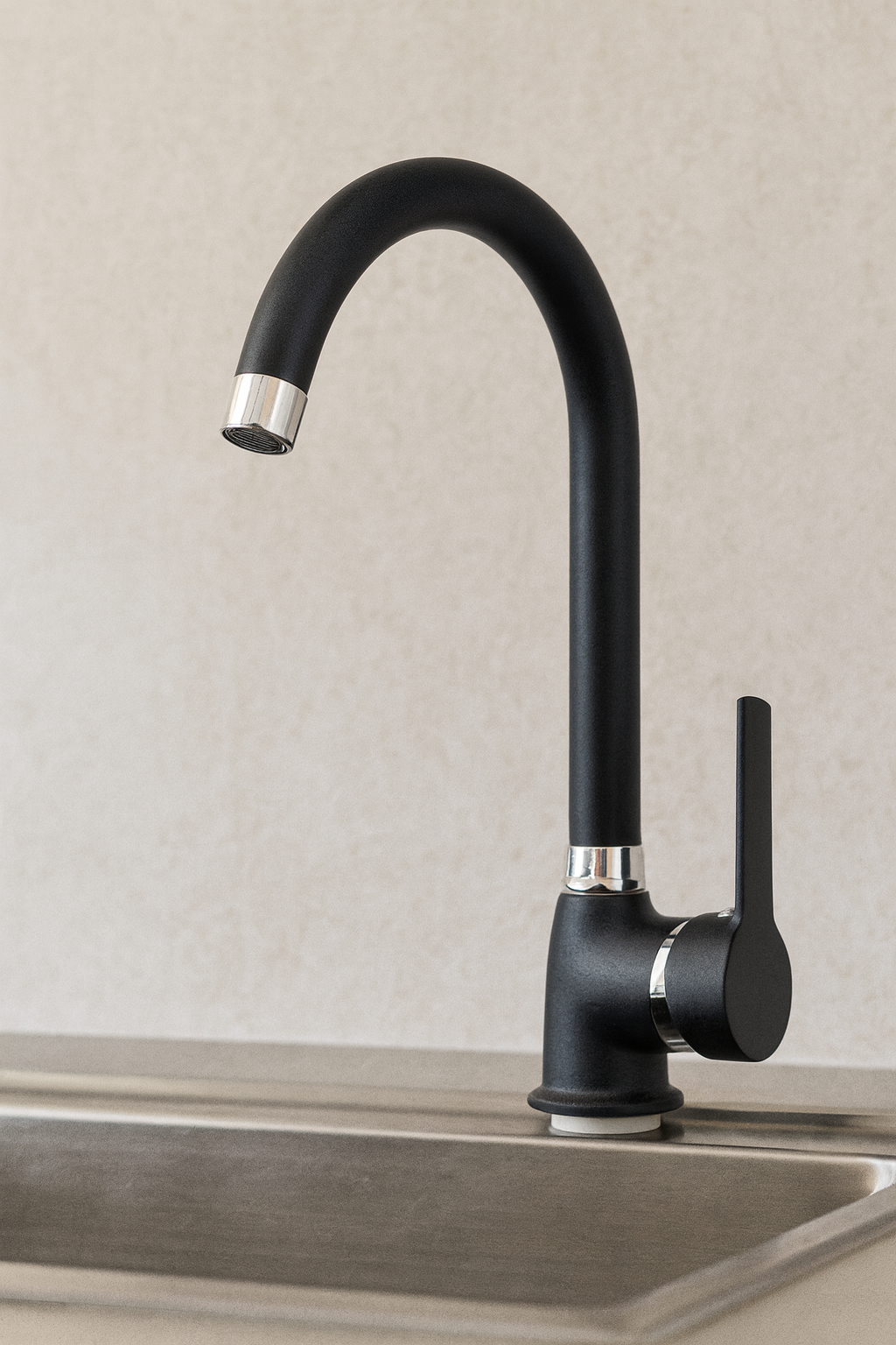 Dubbele Spoelbak Keuken 100x50cm Met Kraan Chroom Zwart – RVS 304