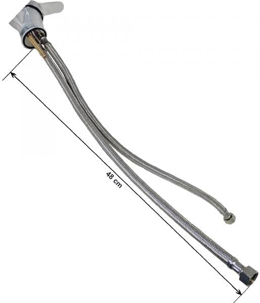 Spoelbak Keuken 76x43,5 cm met chroom Keukenkraan